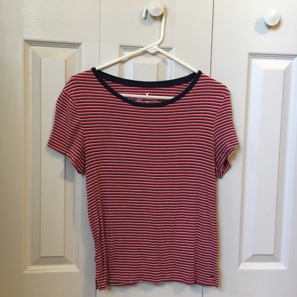 American Eagle Striped T-Shirt